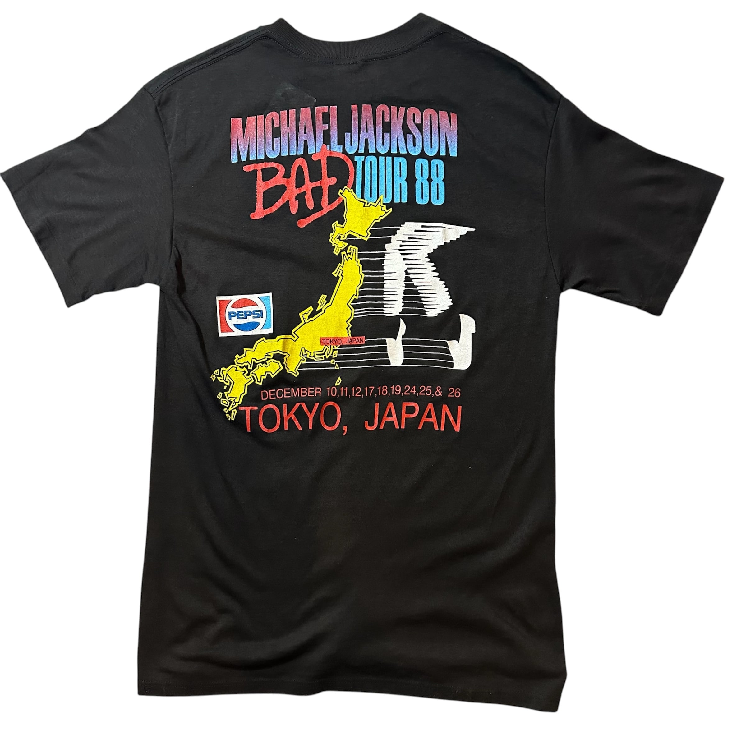 F426】80s spring ford Michael Jackson tour T-shirt / 80年代