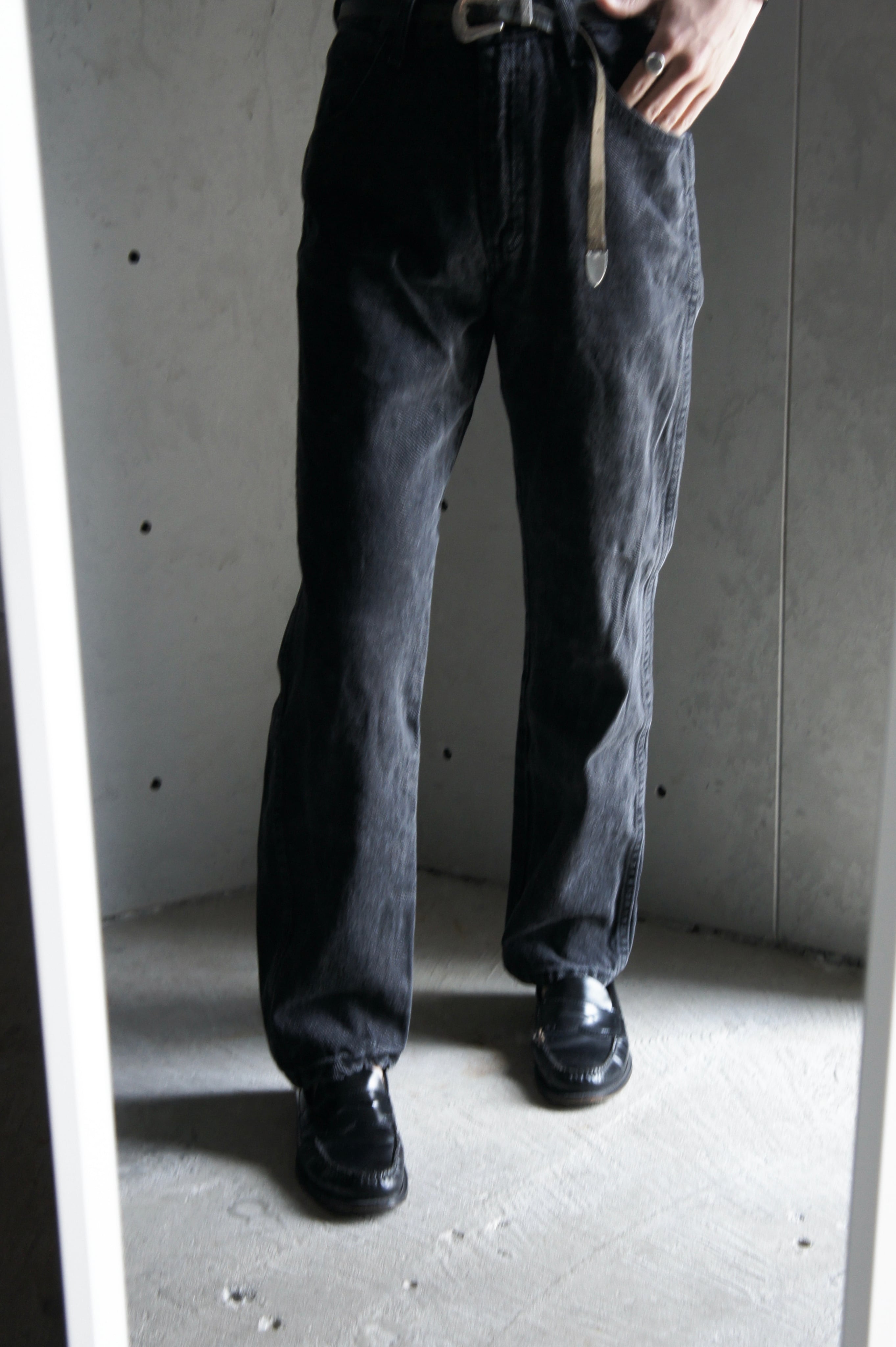 RUSTLER(ラスラー)】Archive Black Denim Pant 87619 | Atelier