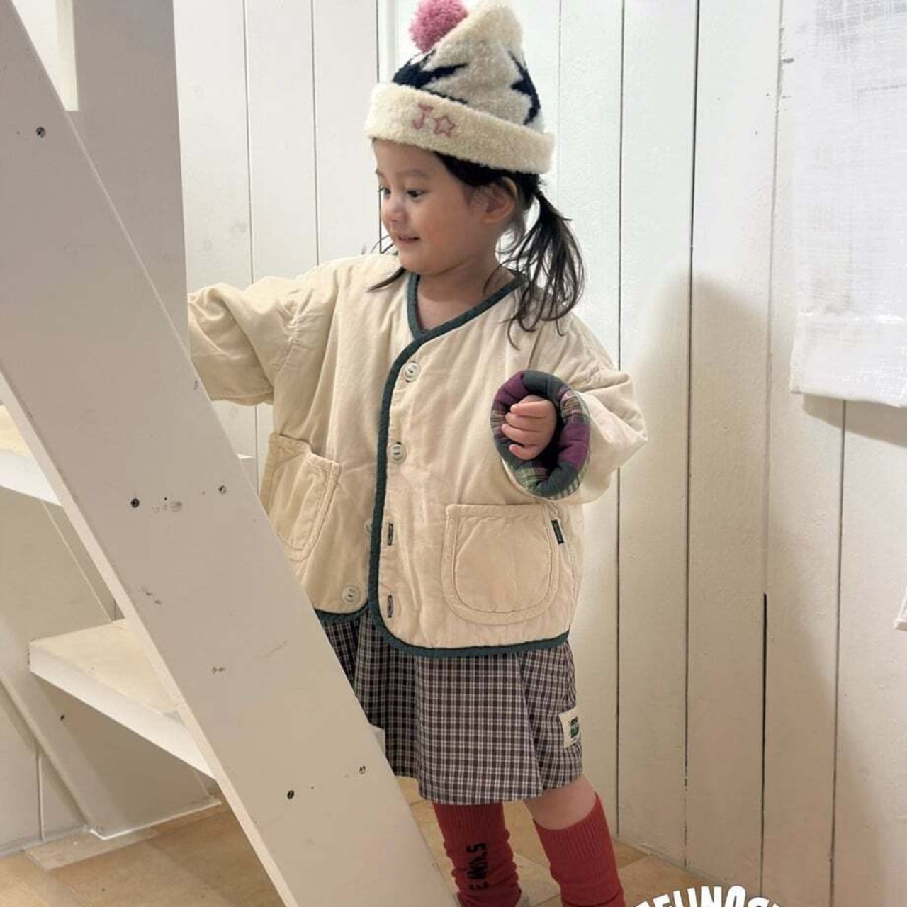 韓国子供服 / 26Autumn / 〖取寄〗JEJEUNOSITY / マリ ワンピース / キッズ服 / ジュニア服 / 秋服 *XS~JM*