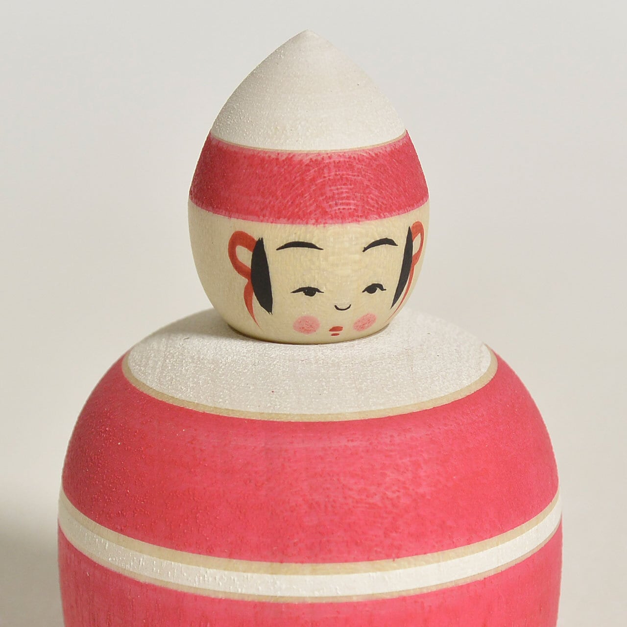 クリスマスえじこちゃんこけし 約1.5寸 約4.5cm 鈴木明 工人（作並系