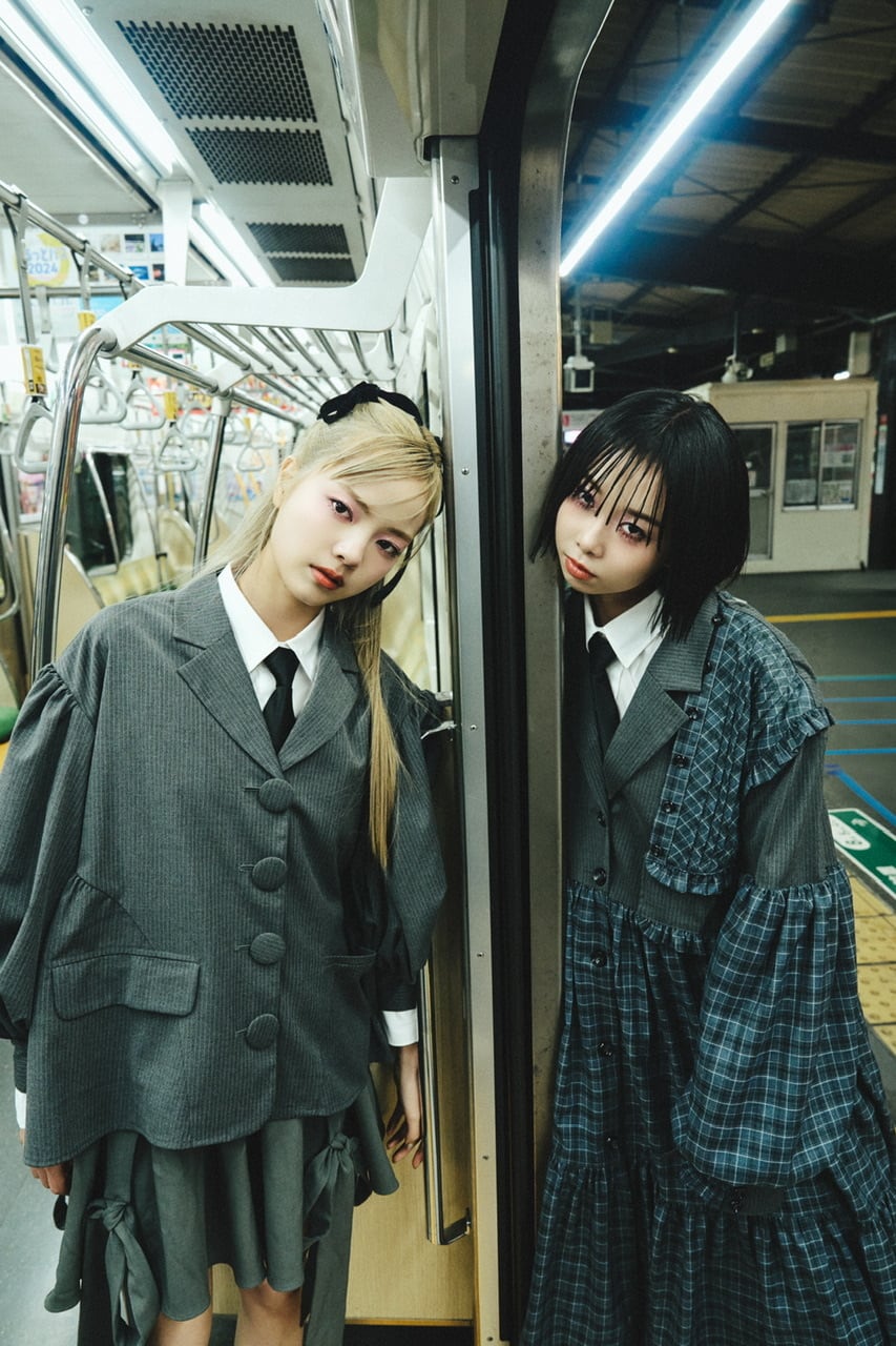 パフスリーブジャケット　BLACK