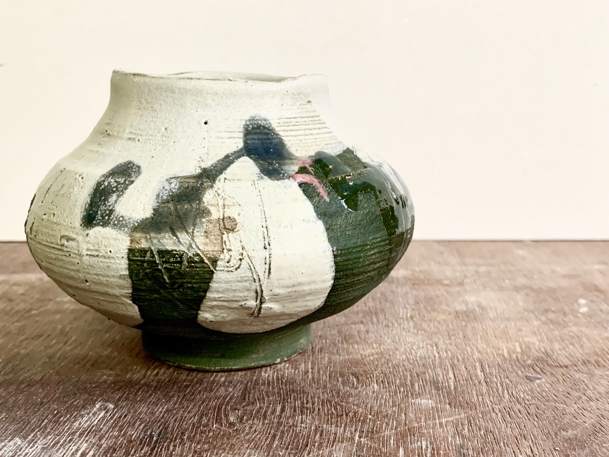 リモージュ、花瓶、フラワーベース Yona K リモージュフランスの陶器 