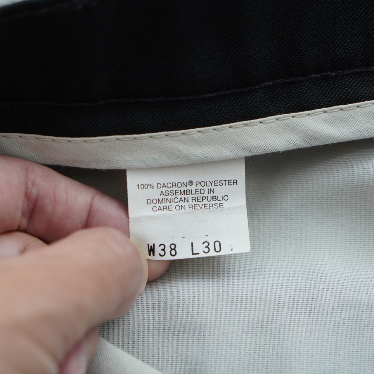 90s Levi's ACTION SLACKS BLACK [W36.5L28.5相当] 古着 - 11
