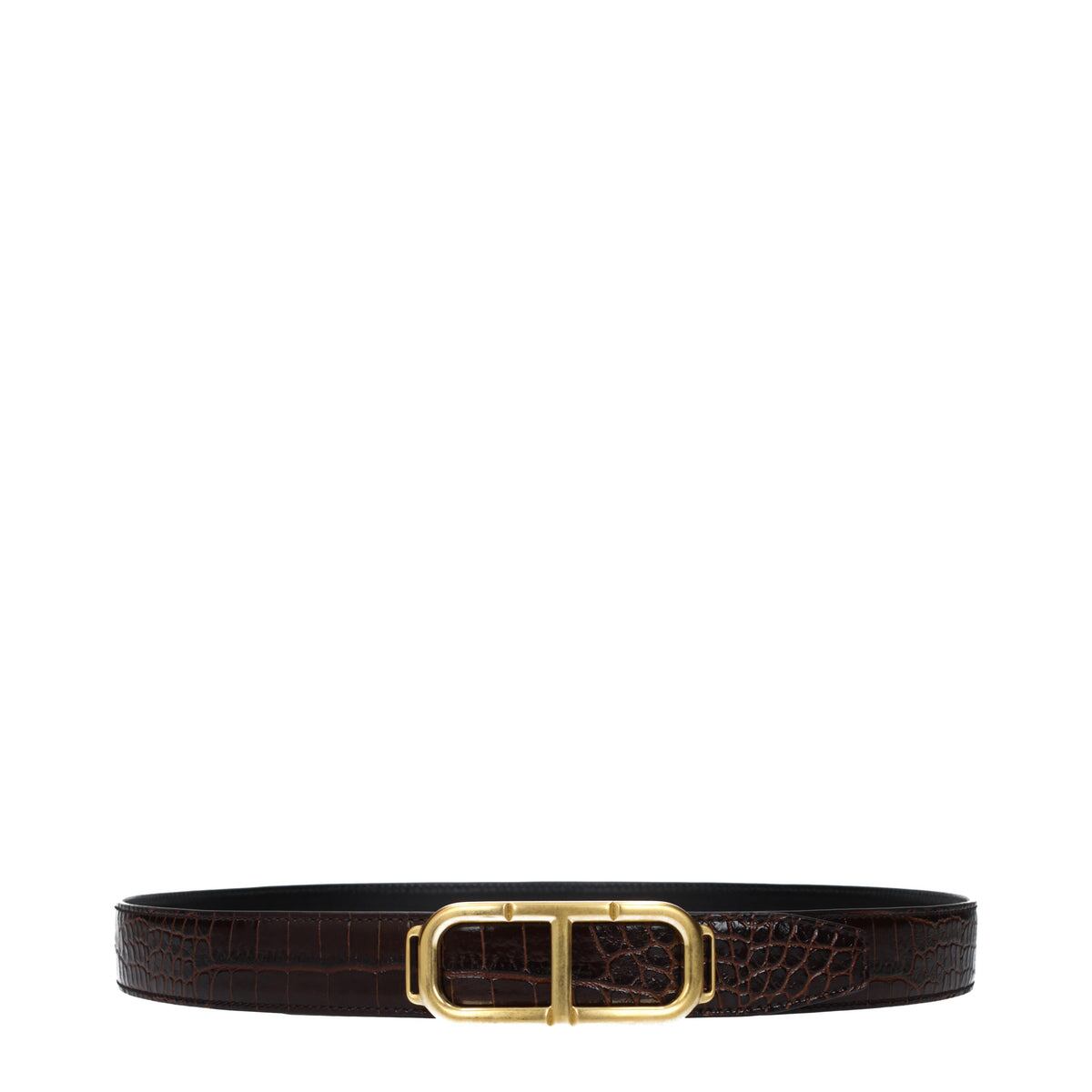 TOM FORD トムフォード メンズ ベルト レザー ブラウン