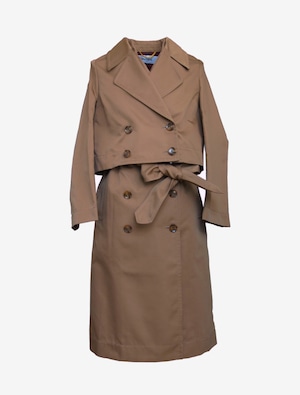 MUVEIL DESIGN 2PIECE TRENCH COAT