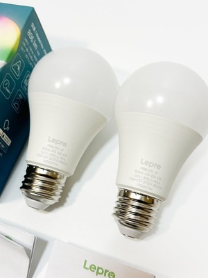 led スマート電球 スマート照明 Alexa Google 2個セット E26 60W相当 806lm 9W A19 電球色 昼光色 RGB1600万色 調光調色