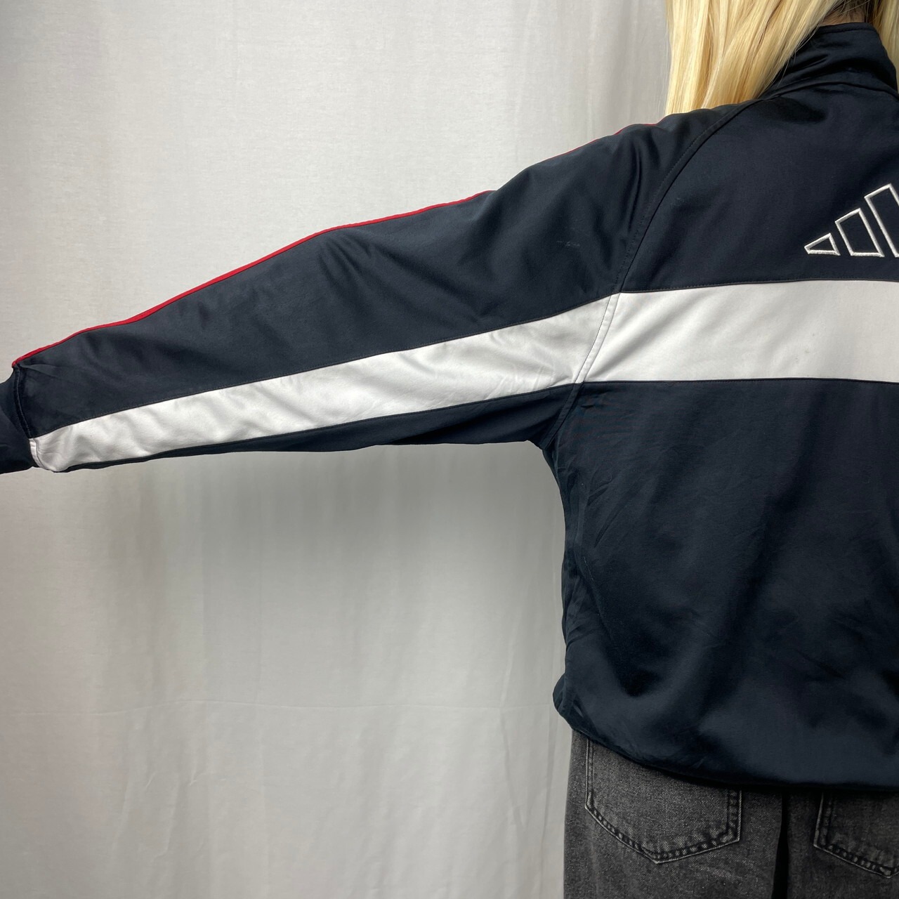 00年代 adidas アディダス パフォーマンスロゴ ジャージ トラック 