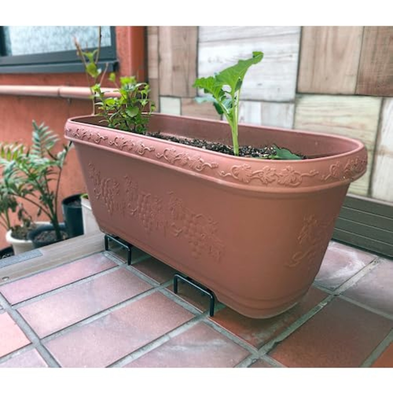 トラスコ中山(TRUSCO) プランタースタンド 黒 2個入 PRS-2-BK