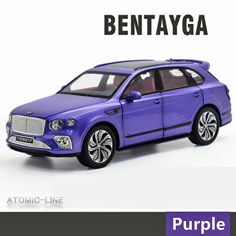 Bentley ベンテイガ 1/24 ミニカー 全3色 ライト点灯 エンジン