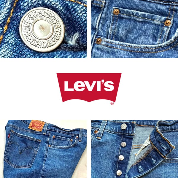 1点物◇リーバイスLevi'sデニムショートパンツ501ジーンズ古着Sメンズ