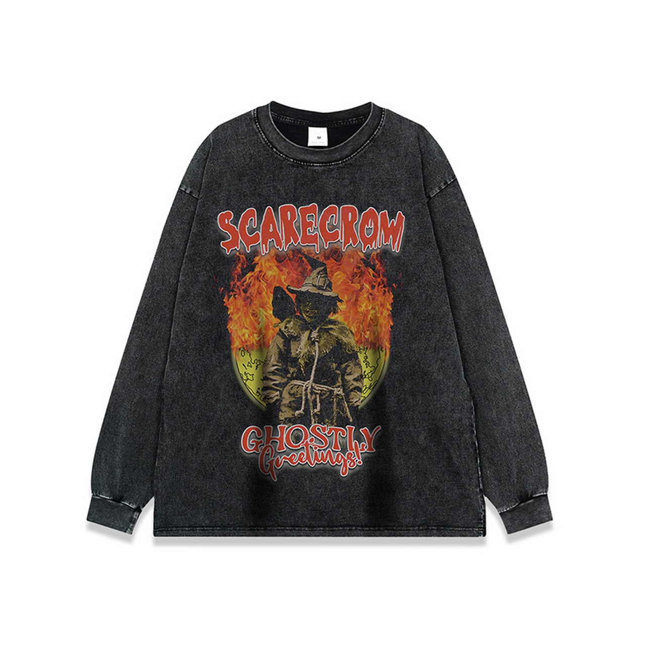 VINTAGE ストリート 燃えるかかし Tシャツ T990