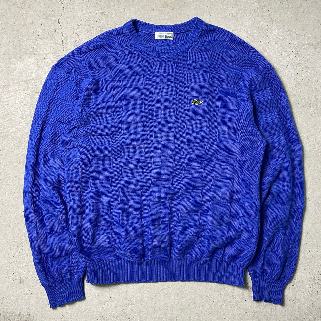 popeyevintage french LACOSTE cotton knit - ニット/セーター