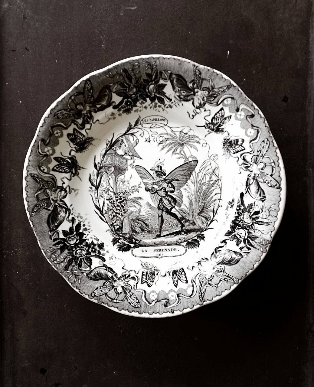 1840s~ Creil et Montereau LES PAPILLONS グランヴィル的蝶々人間の