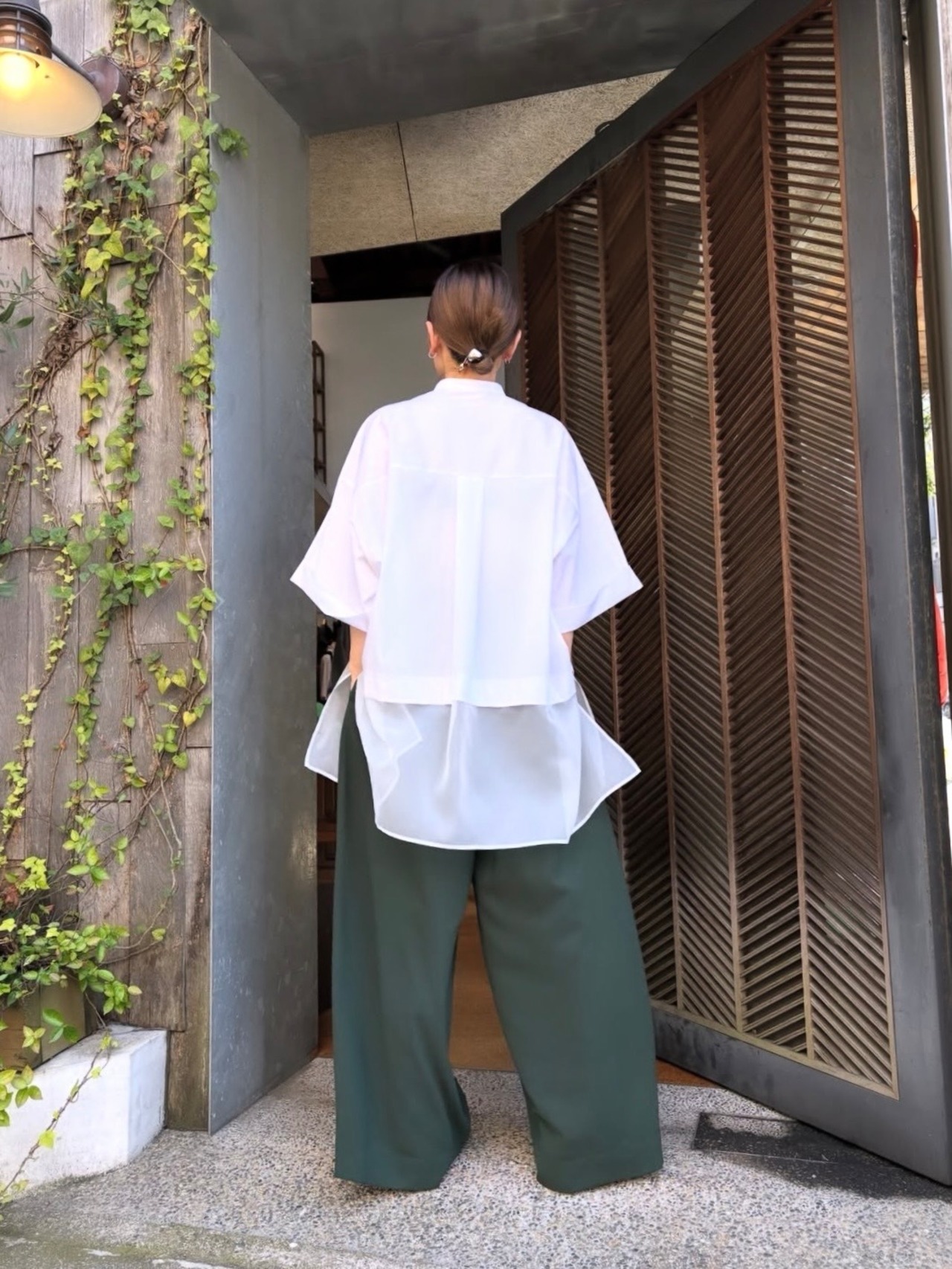 【26AW | WOMEN】ENFOLD エンフォルド / シャツ / SHEER BOTTOM SHIRT 300JA230-0791 - 3