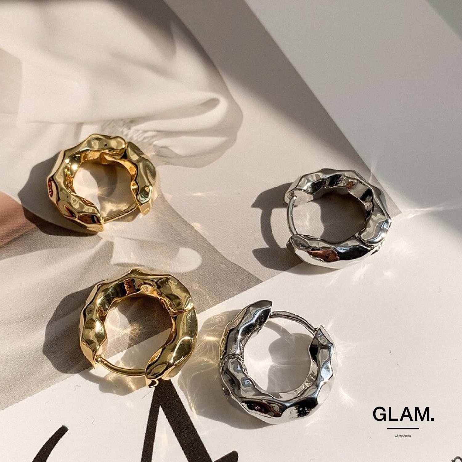 ニュアンスフープピアス | 金属アレルギーに悩む女性向けプチプラ