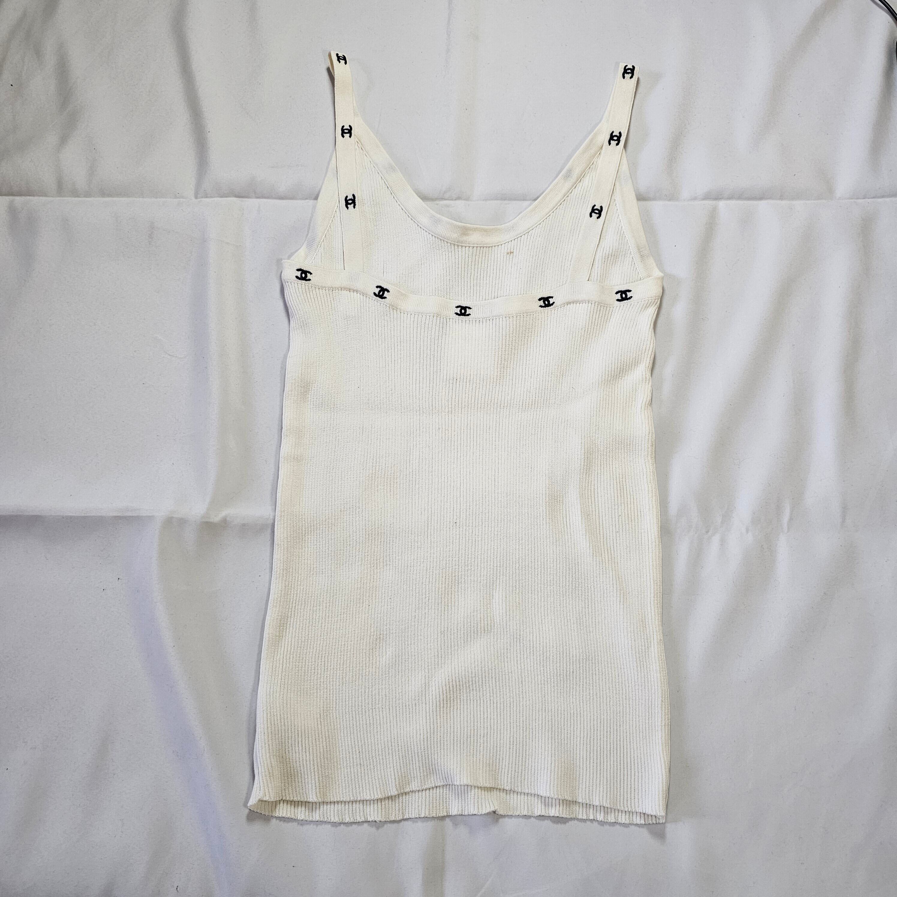 シャネル ココマーク リブ キャミソール 40 CHANEL Camisole | Over