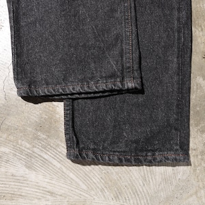 Mint 33×32 501-0658 USA 88年 Levi’s 先染めブラックデニムパンツ リーバイス