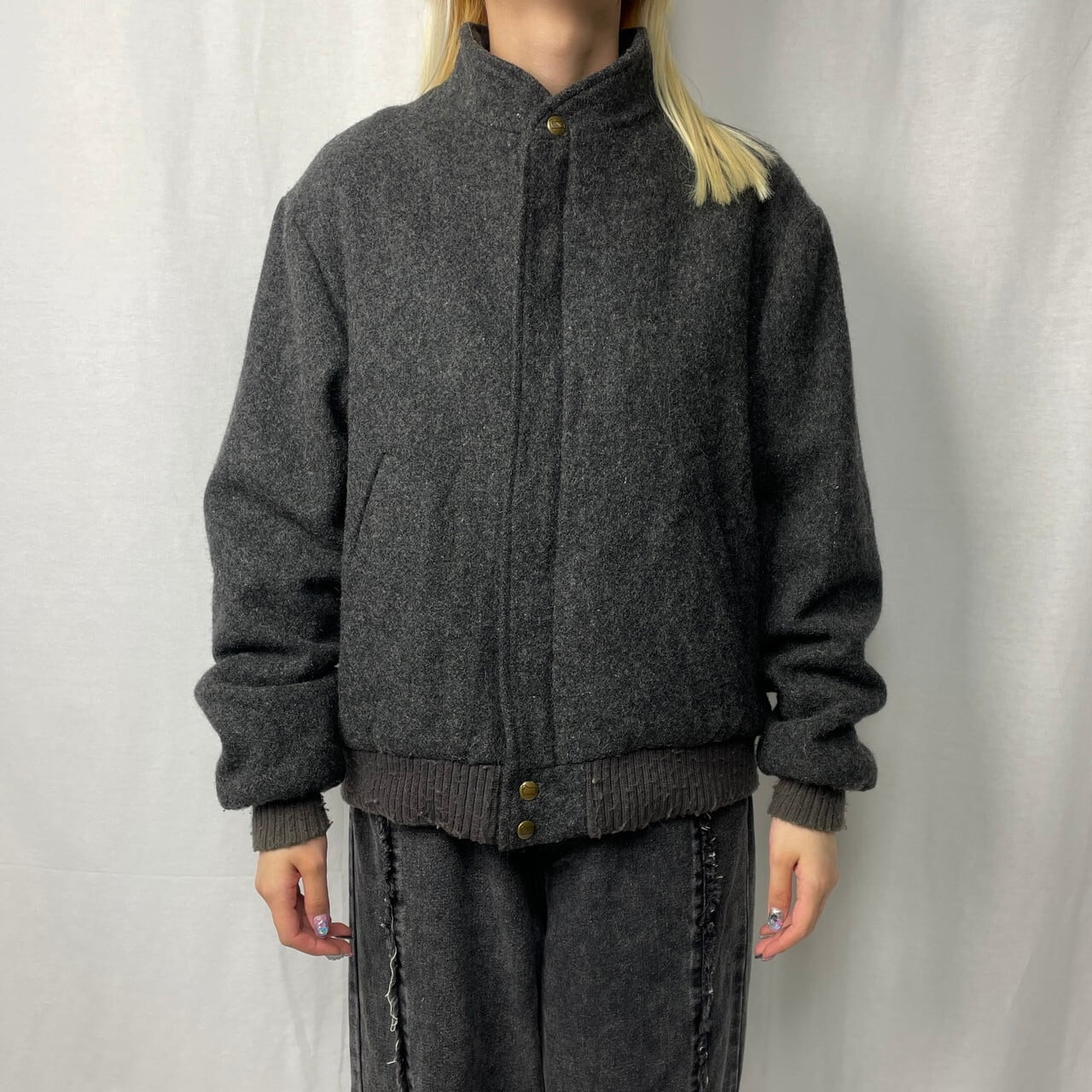 80年代 USA製 WOOLRICH ウールリッチ ウールジャケット ブルゾン 