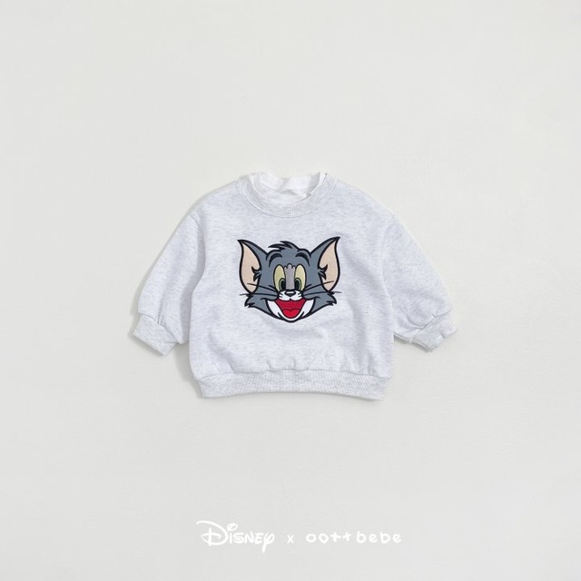 【取寄】oottbebe｜tom and jerry tom sweatshirt｜トムとジェリー トムスウェット｜XS-XL｜kids｜26 spring