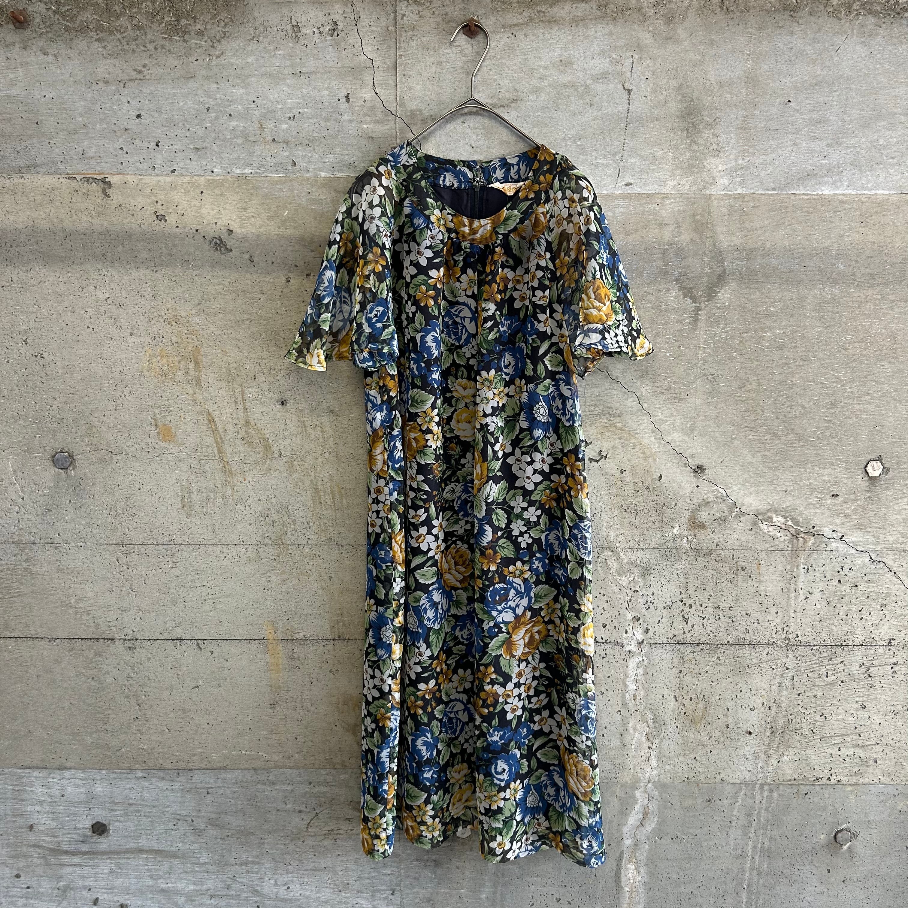 Floral chiffon dress