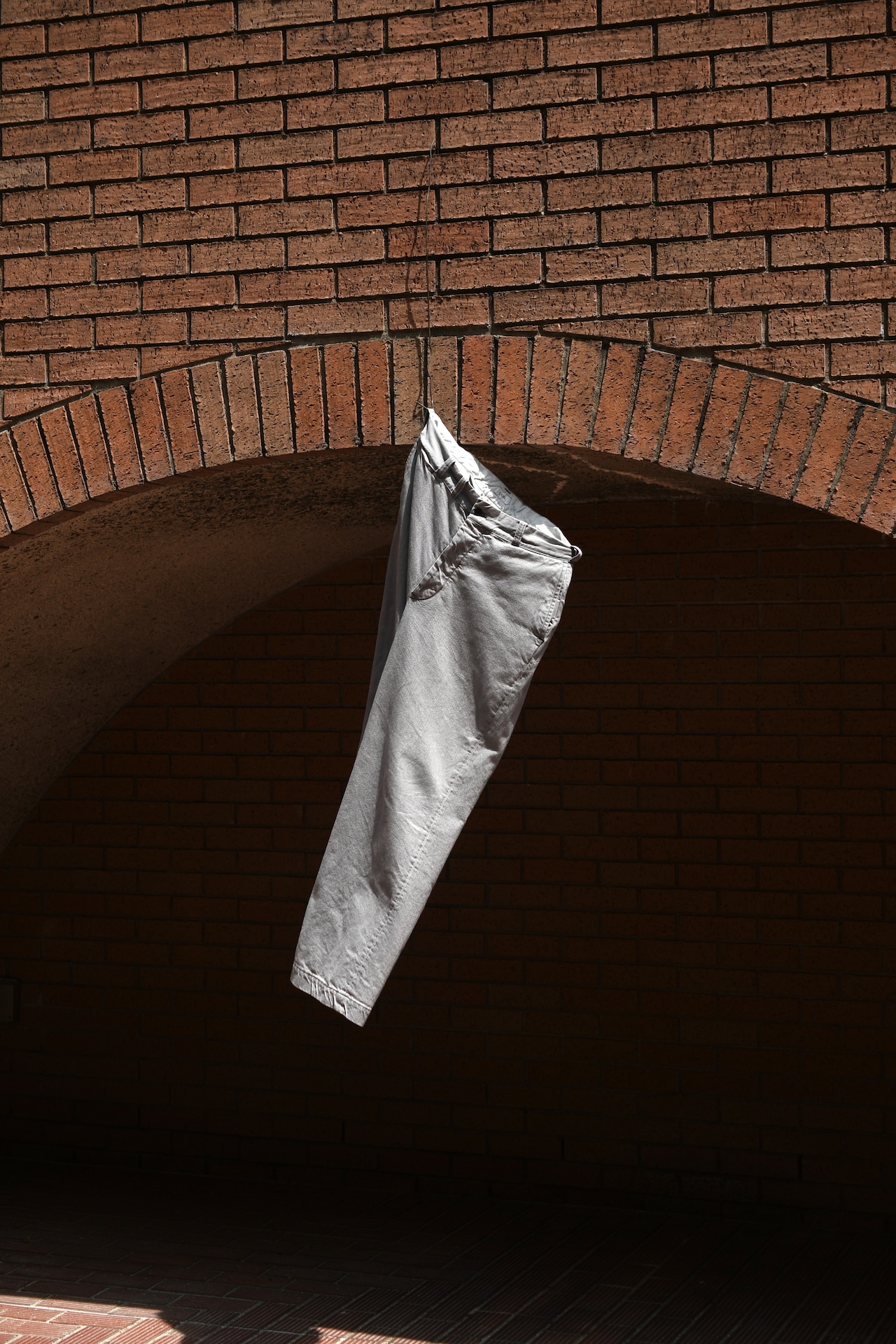 CIOTA / Exclusive Denim Slacks (Light Gray)