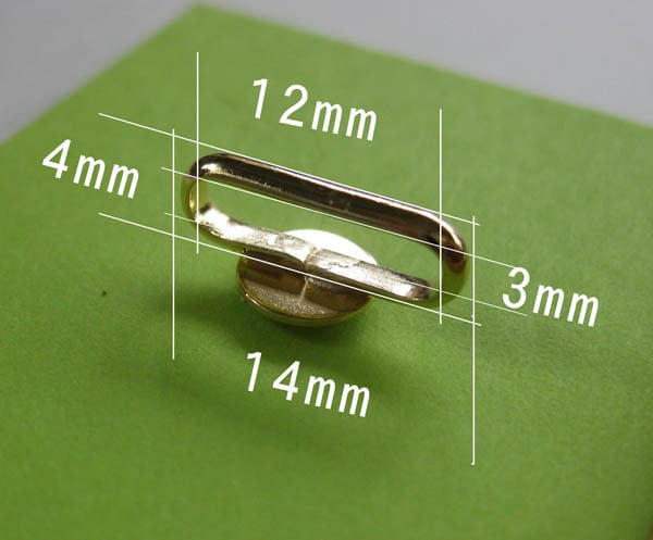 小さな帯留金具・シルバー台座5ミリ10個で1700円 | 富士商会