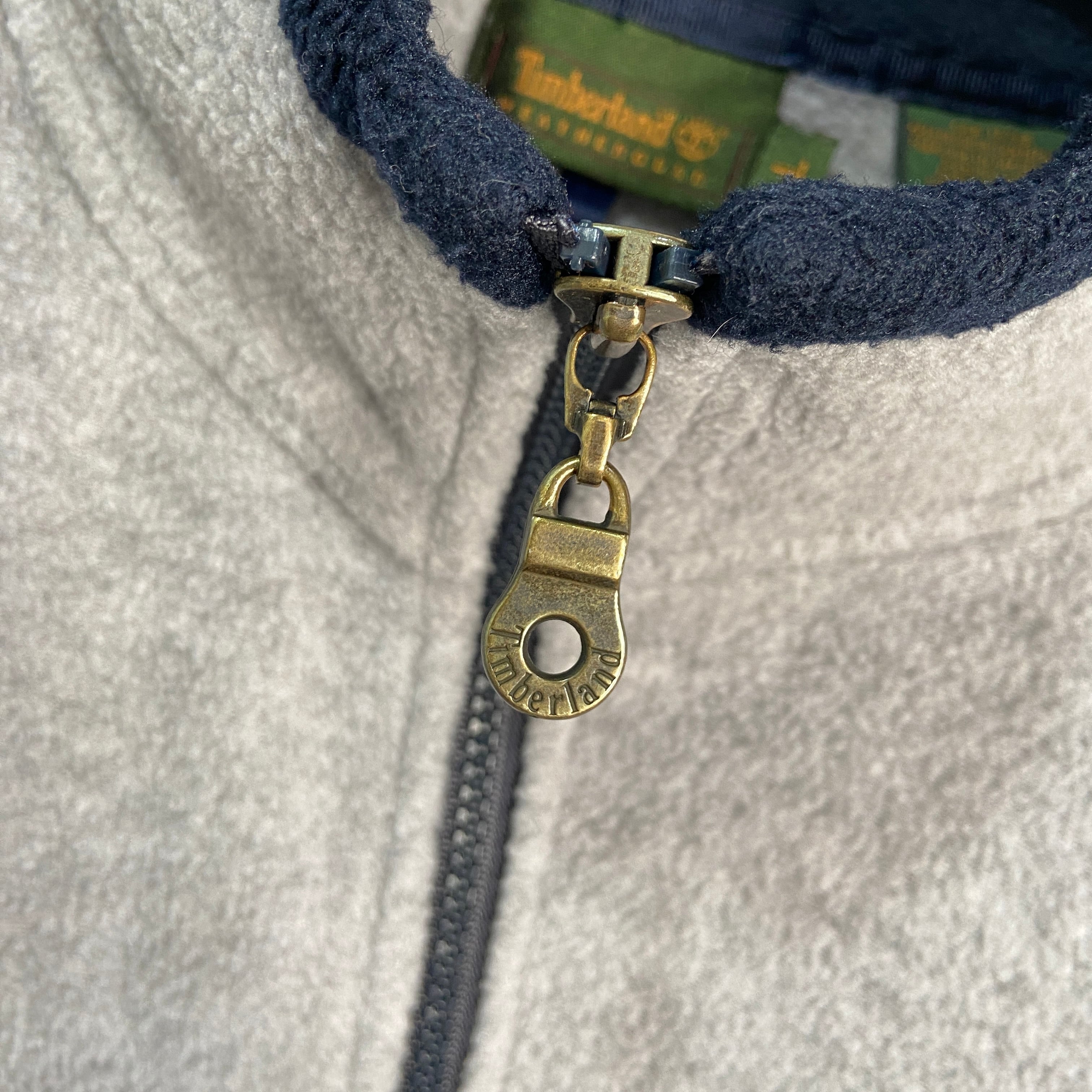 90s Timberland ティンバーランド フリースジャケット L グレー 90s Timberland ティンバーランド フリースジャケット L グレー