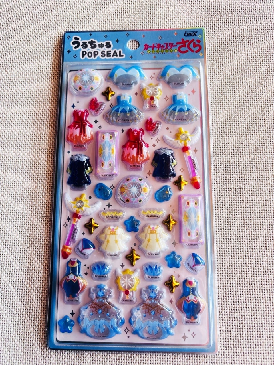 うるちゅるPOP SEAL カードキャプターさくら・ブルー X10