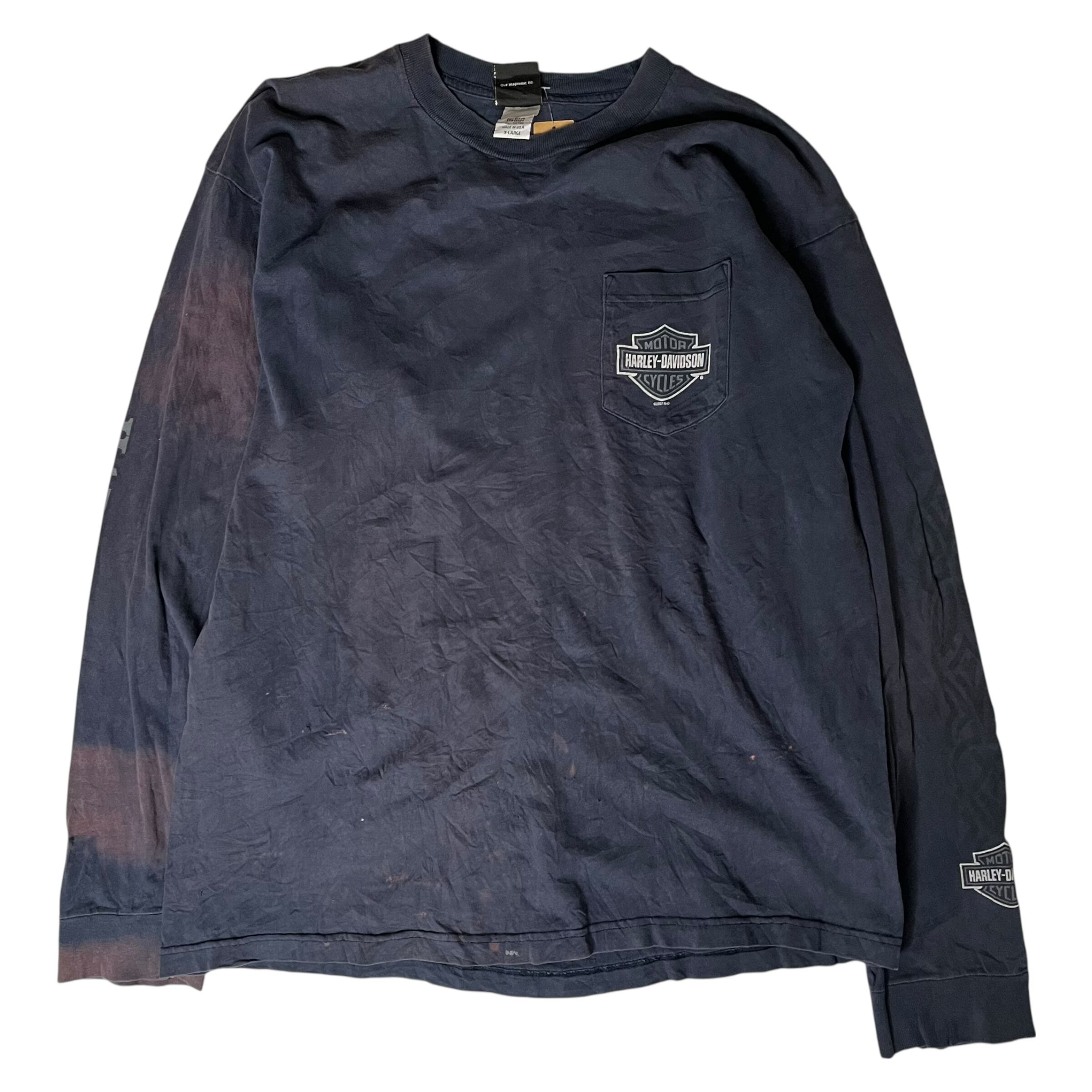 古着 90～00年代 カルバンクライン Calvin klein 前Vガゼット リブ編み 