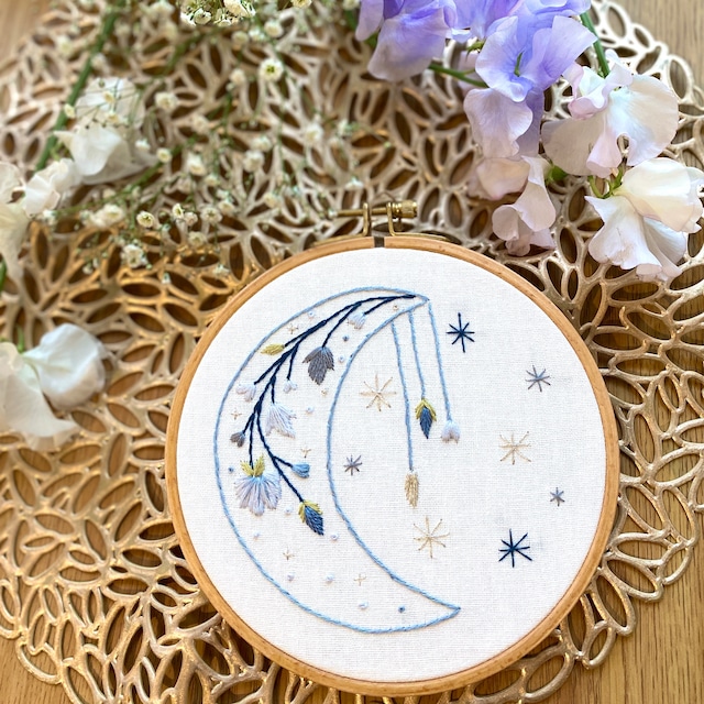 刺繍ウォールアート【内面外見の成長】「想-sou-」