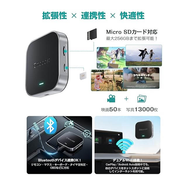 公式】Ottocast E2 オットキャスト OttoAiBox E2 2025最新 Android 13