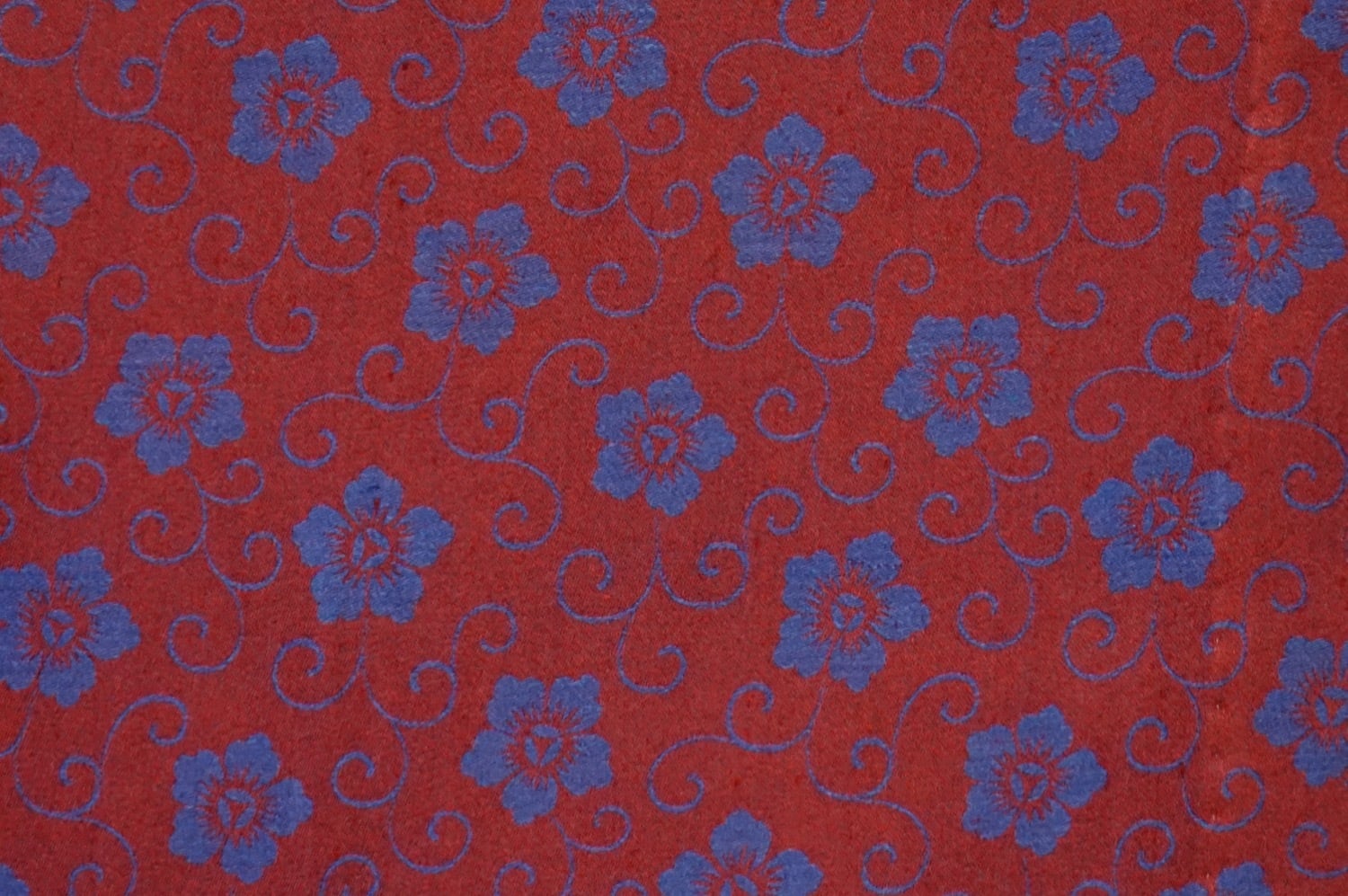 323R4 着物コート 女性用 絹 紋織 半裏地 海老柄 変わりへちま襟