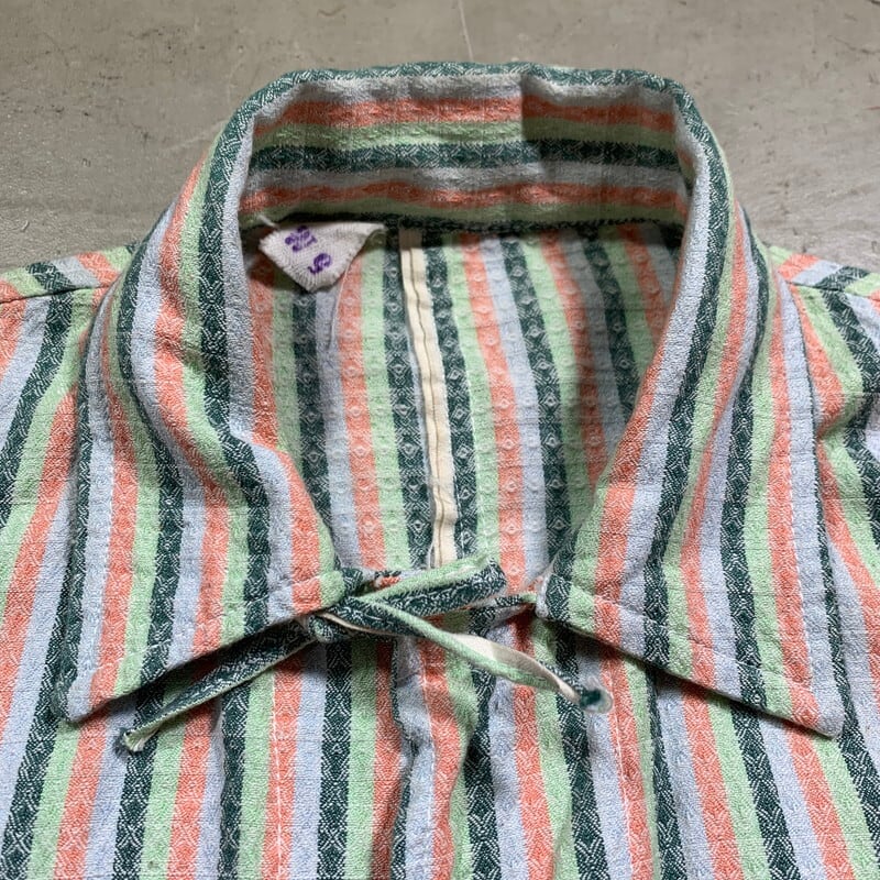 50's 60's ブルガリア軍 スリーピングシャツ＆パンツ セットアップ①
