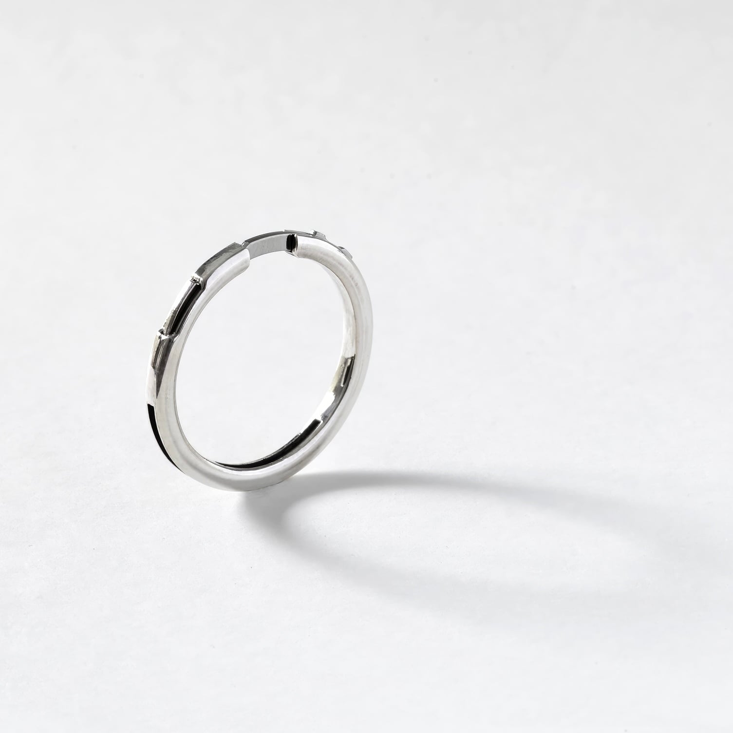 SOUL ステンレス×チタン キーリング 【HANDGREY/ハンドグレイ