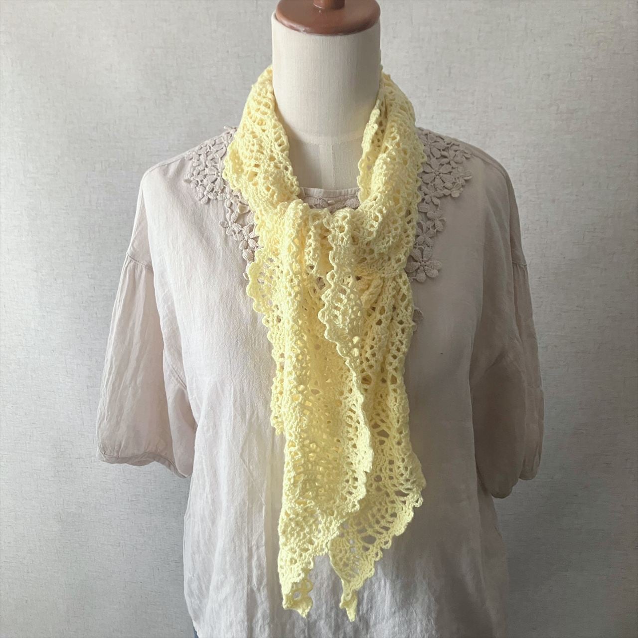 【編み図のみ】春霞のパイナップルストール(印刷版)