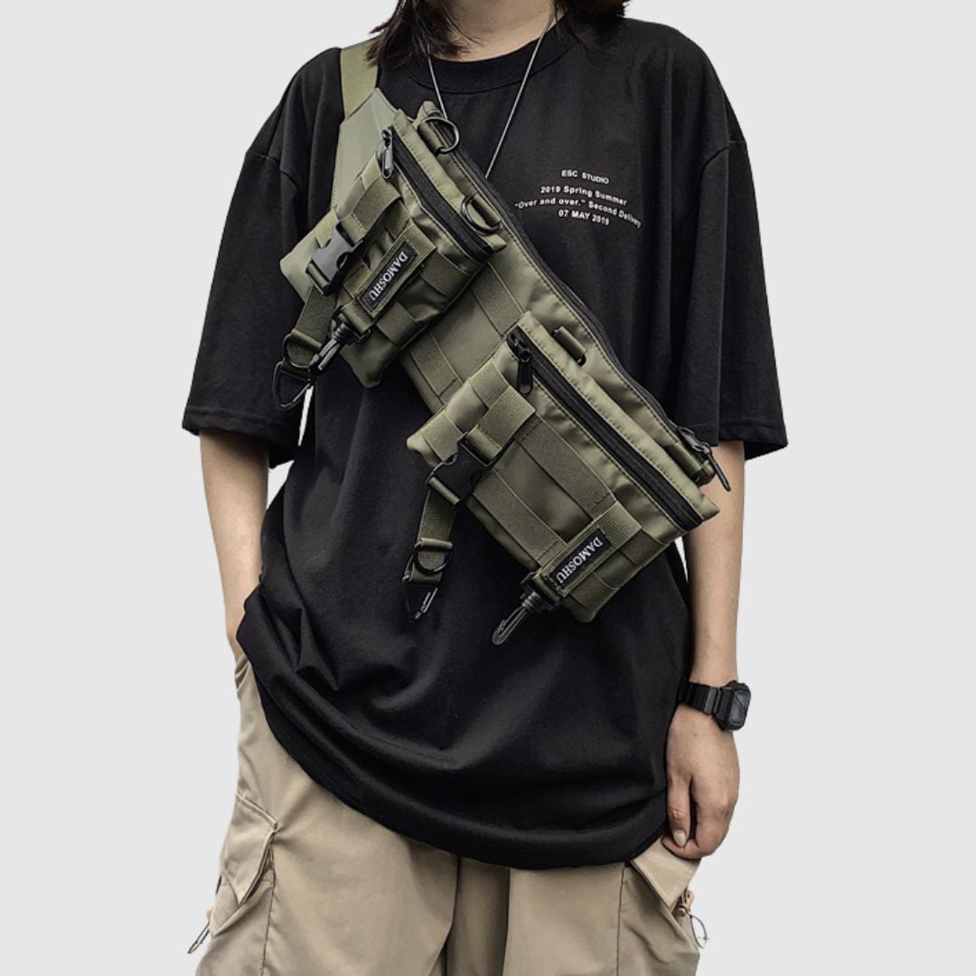 多機能メッセンジャーバッグ H2582