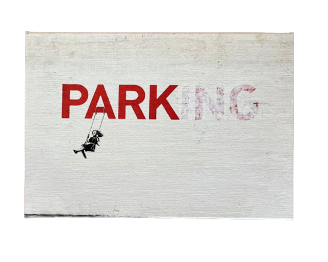 ウォール アートキャンバス Banksy 【パーキング】