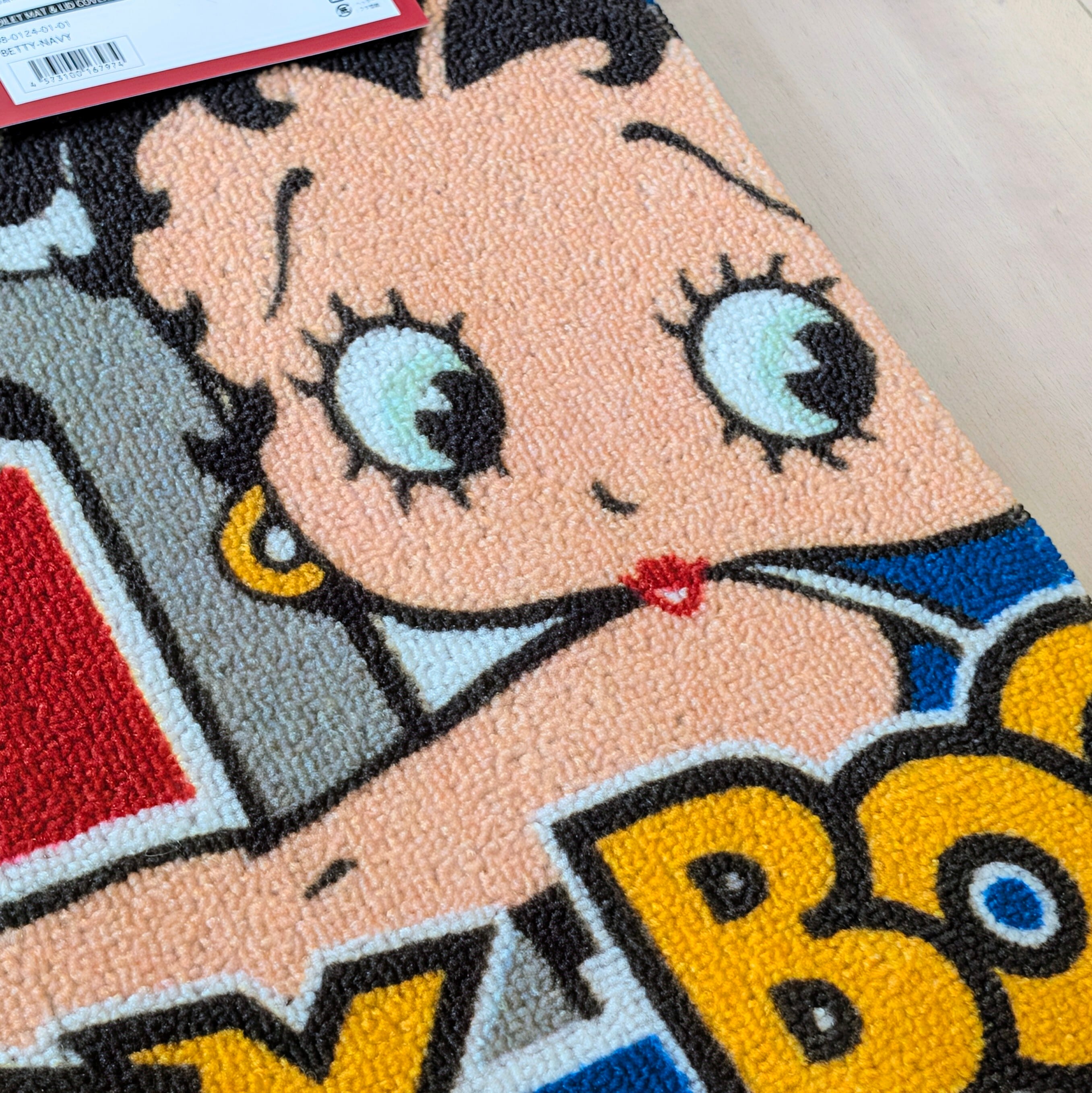✨️トイレもワクワクHAPPY✨️【 Betty Boop（ ベティ・ブープ ） 】TOILET MAT & LID COVER トイレマット&蓋カバー (マット裏面滑り止め加工 ) / アメリカンマット / ふかふかマット〚アメリカン雑貨 アメトイ〛