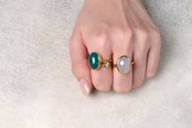 SINGLE PETIT STONE NON-ADJUSTABLE RING 086