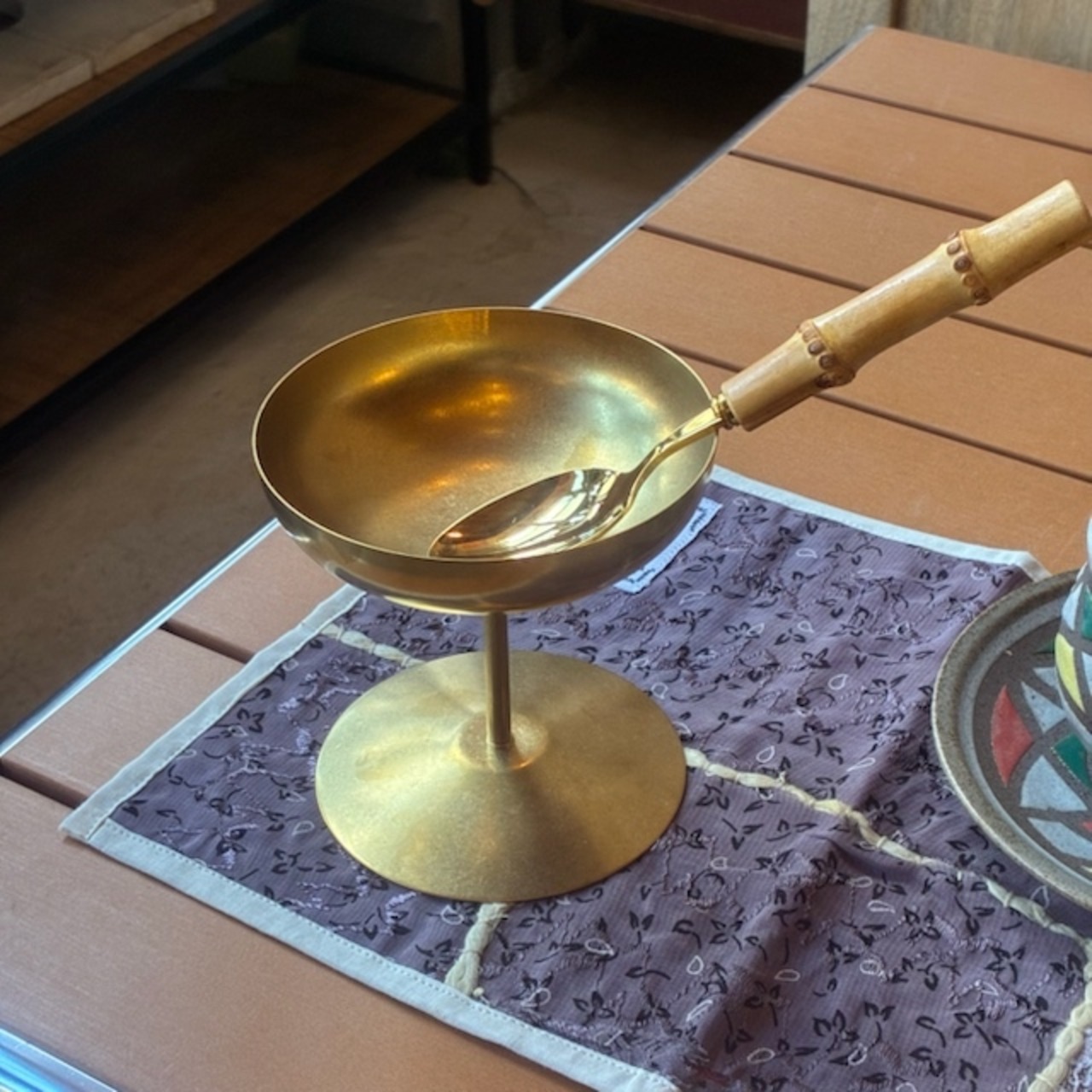 Stainless steel ice cream cup　ステンレスアイスカップ　S　150ml　デザートカップ　アイスカップ　ヨーグルト　フルーツ　アクセサリー　in bloom