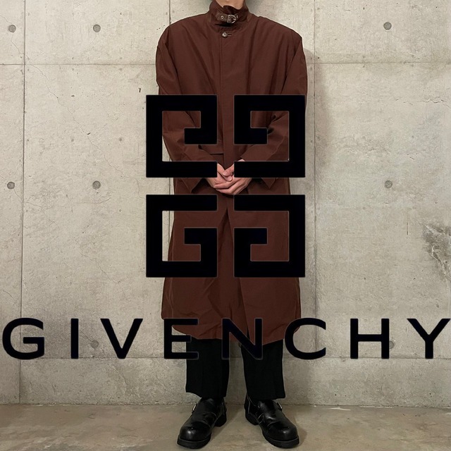 【GIVENCHY】made in Italy design soutien collar coat(lsize)0301/tokyo