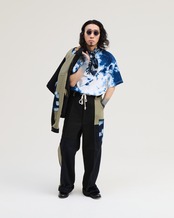 【先行予約 / 完全数量限定】ろうけつ藍染め切り返しジャケット Blackmix
