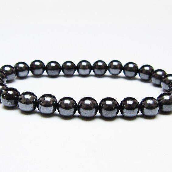 スギライト ブレスレット 7mm ブラックスギライト ブレスレット ブレス 一点物 メール便可 [M便 1/10] 111-47177