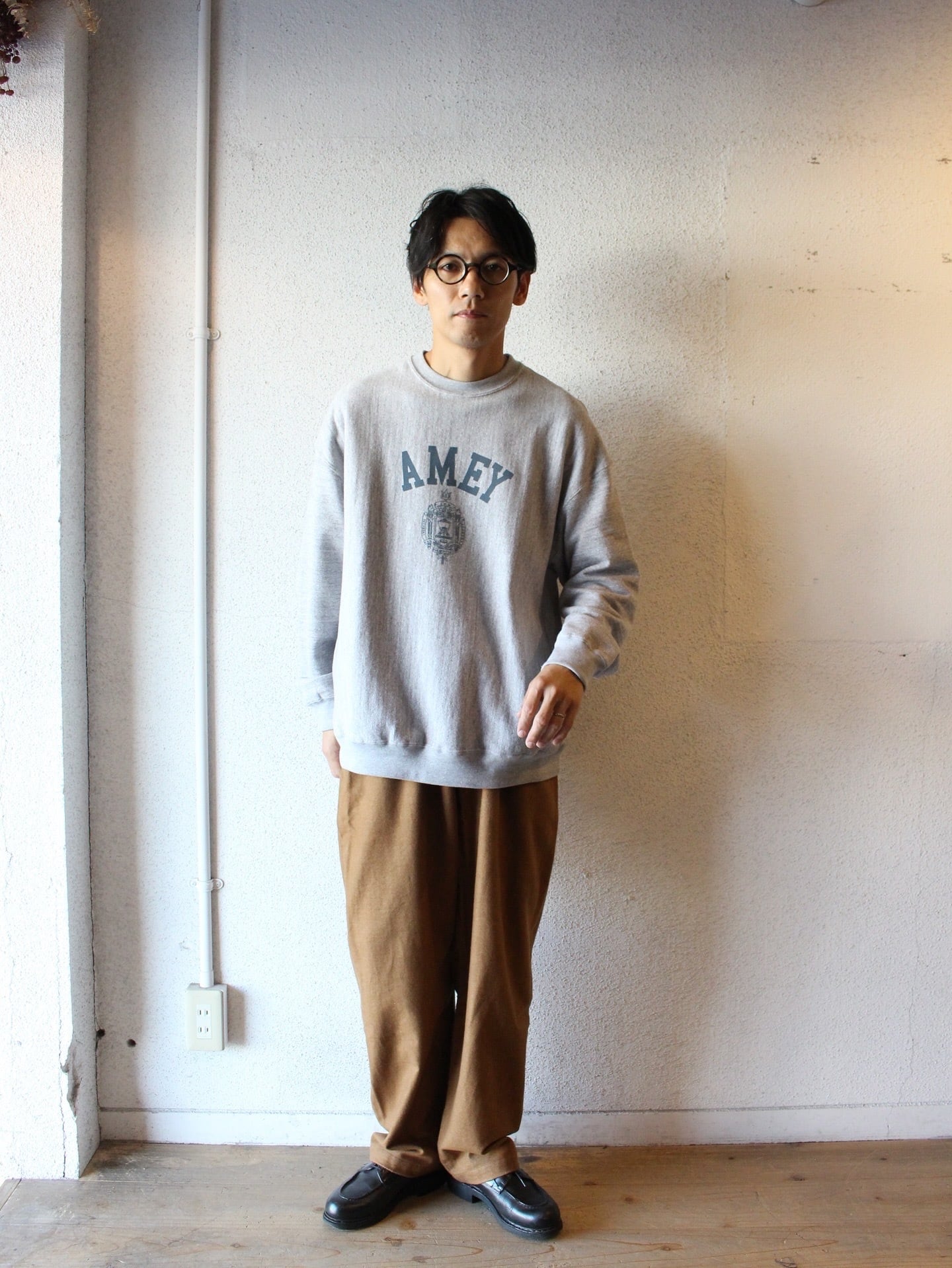 Americana（アメリカーナ） / 「AMEY」クルースウェット メンズ対応