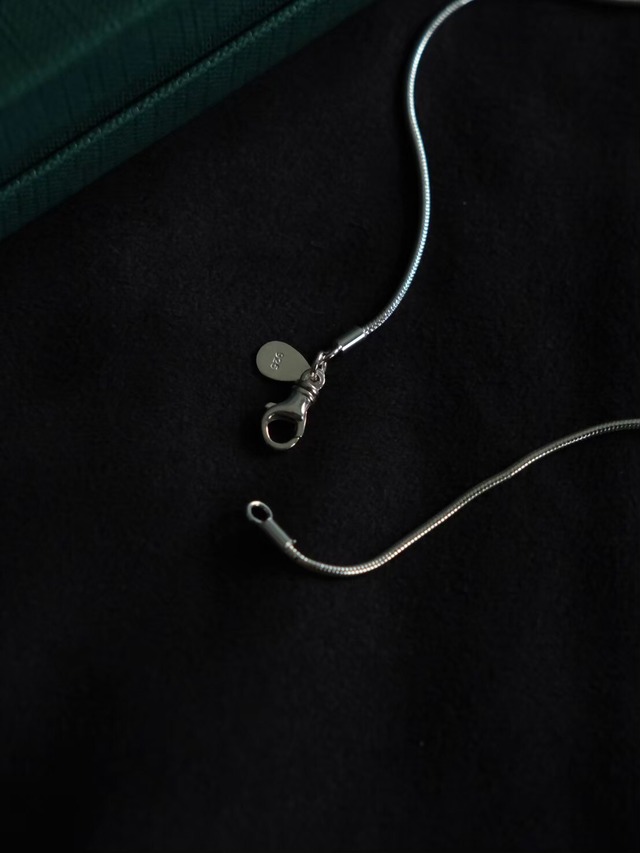 Utah／"GENERAL” 925 silver snake necklace