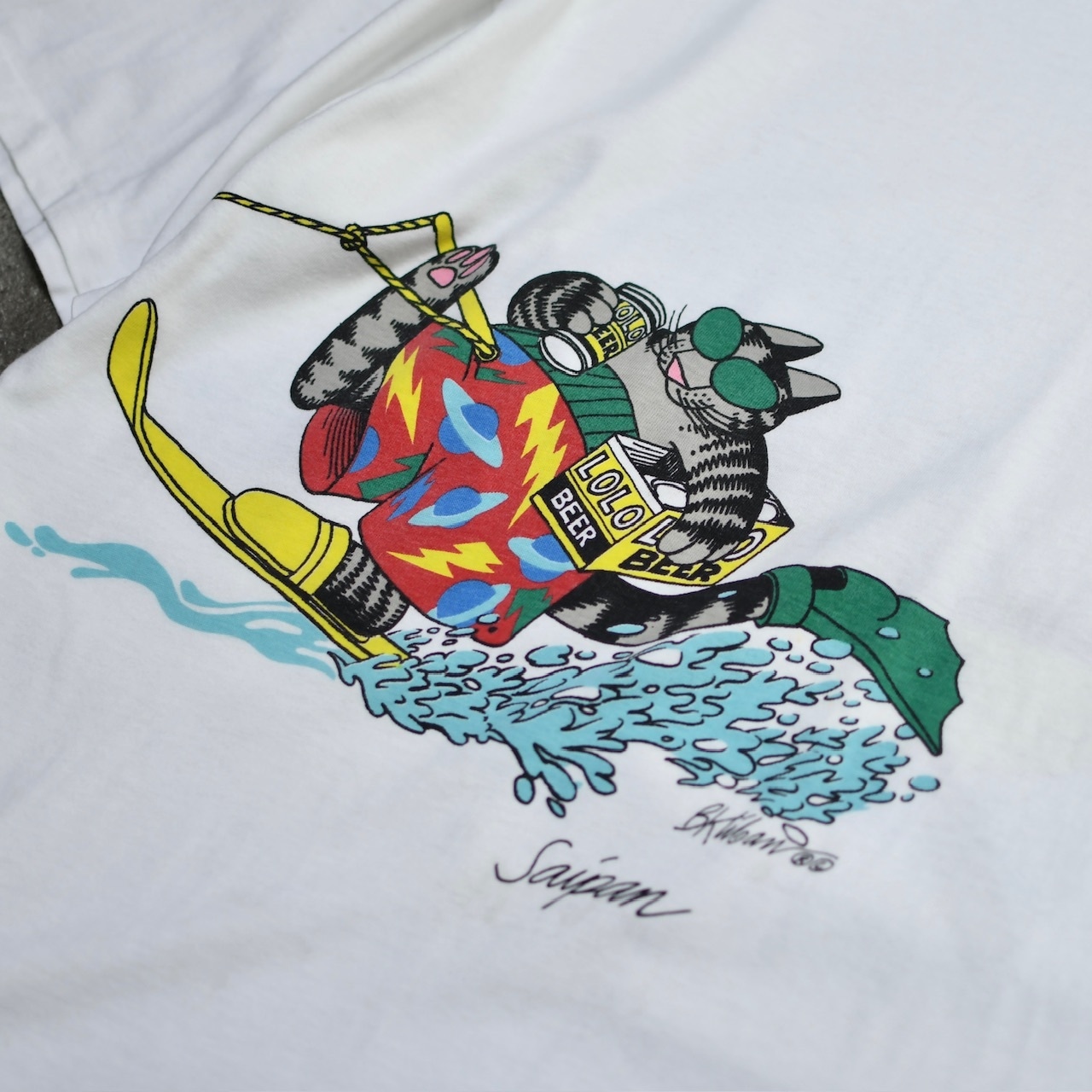 crazy shirt Kliban Cat print tee