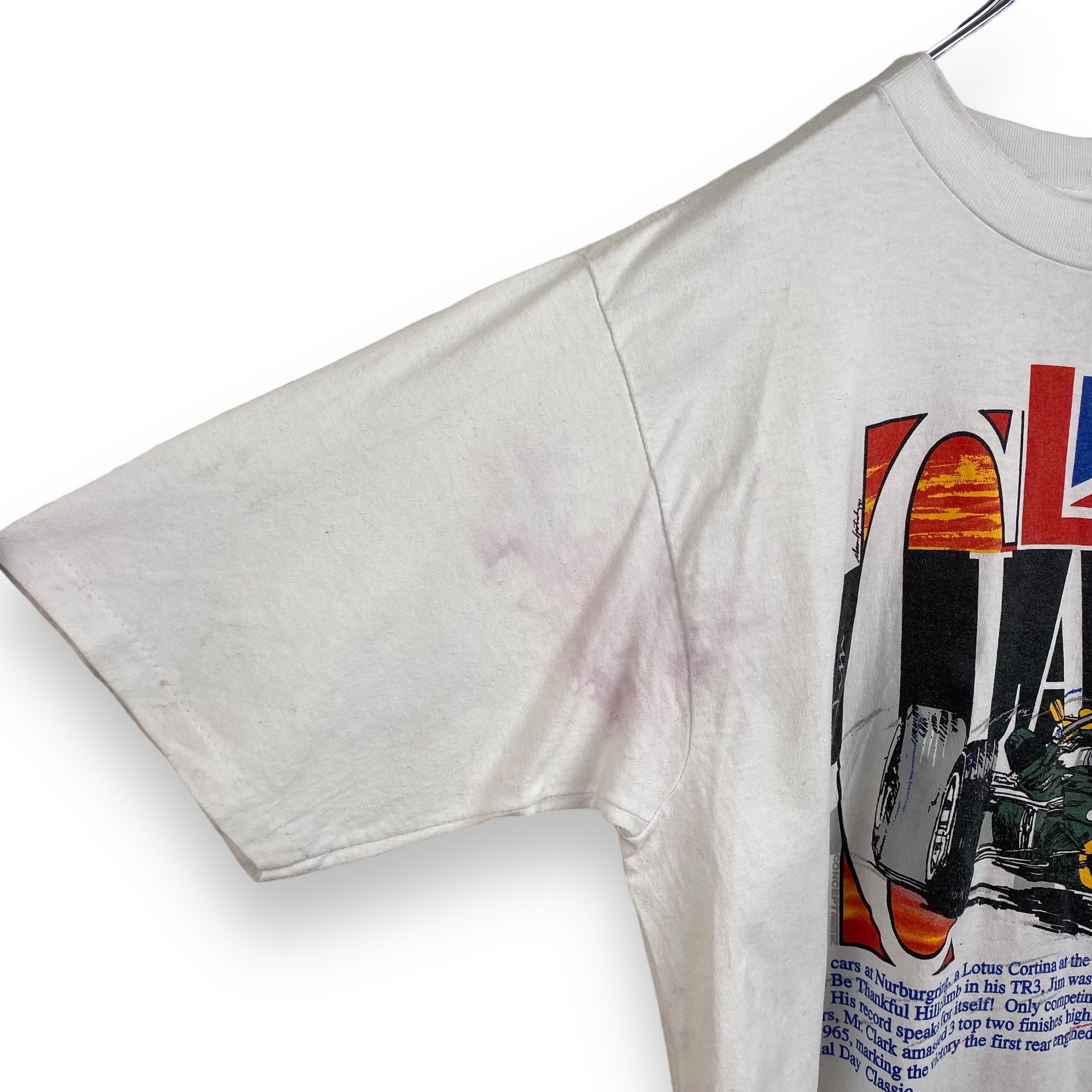 90年代 ALL SPORT BIG AUTO PARTS RACING プリントTシャツ USA製 フリーサイズ メンズXXL ヴィンテージ /eaa171042