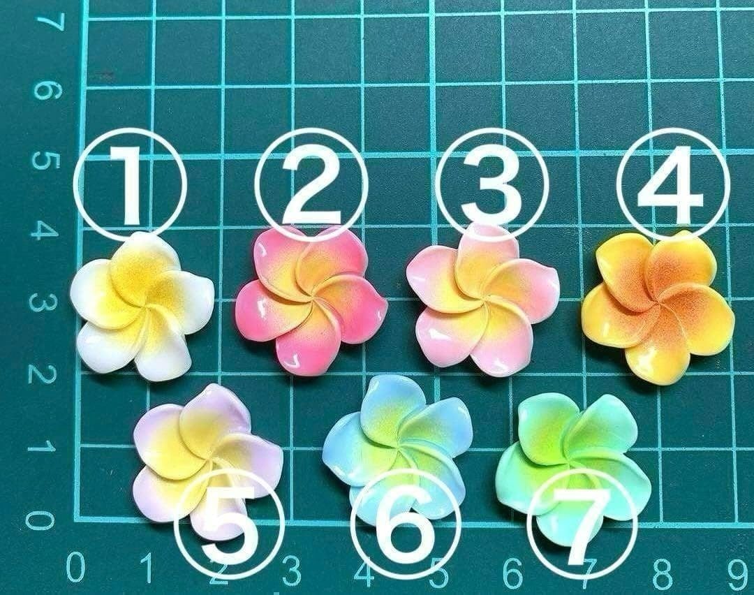 プルメリア パーツ ネイル アート デコ レジン 夏 | KandA♡parts