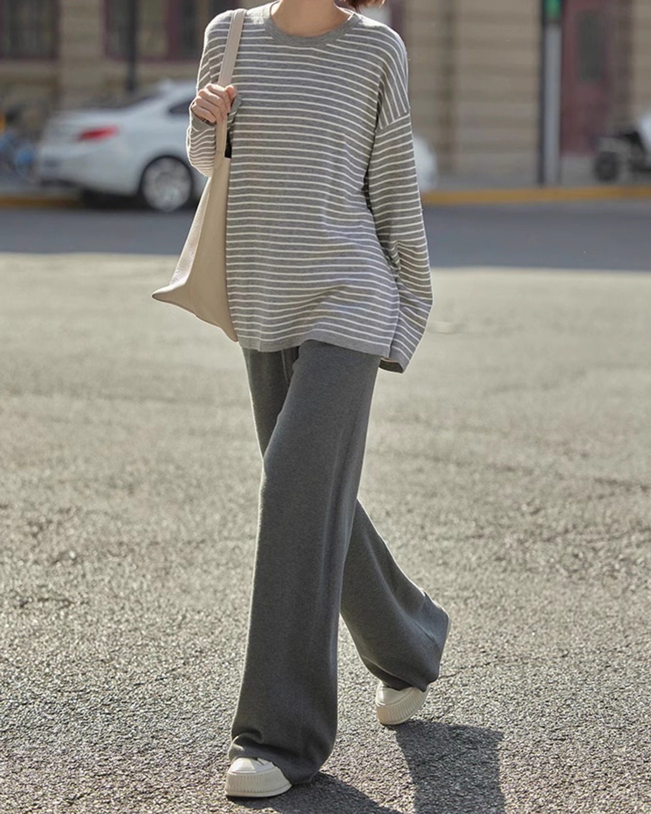 Knit wide Pants　T20259