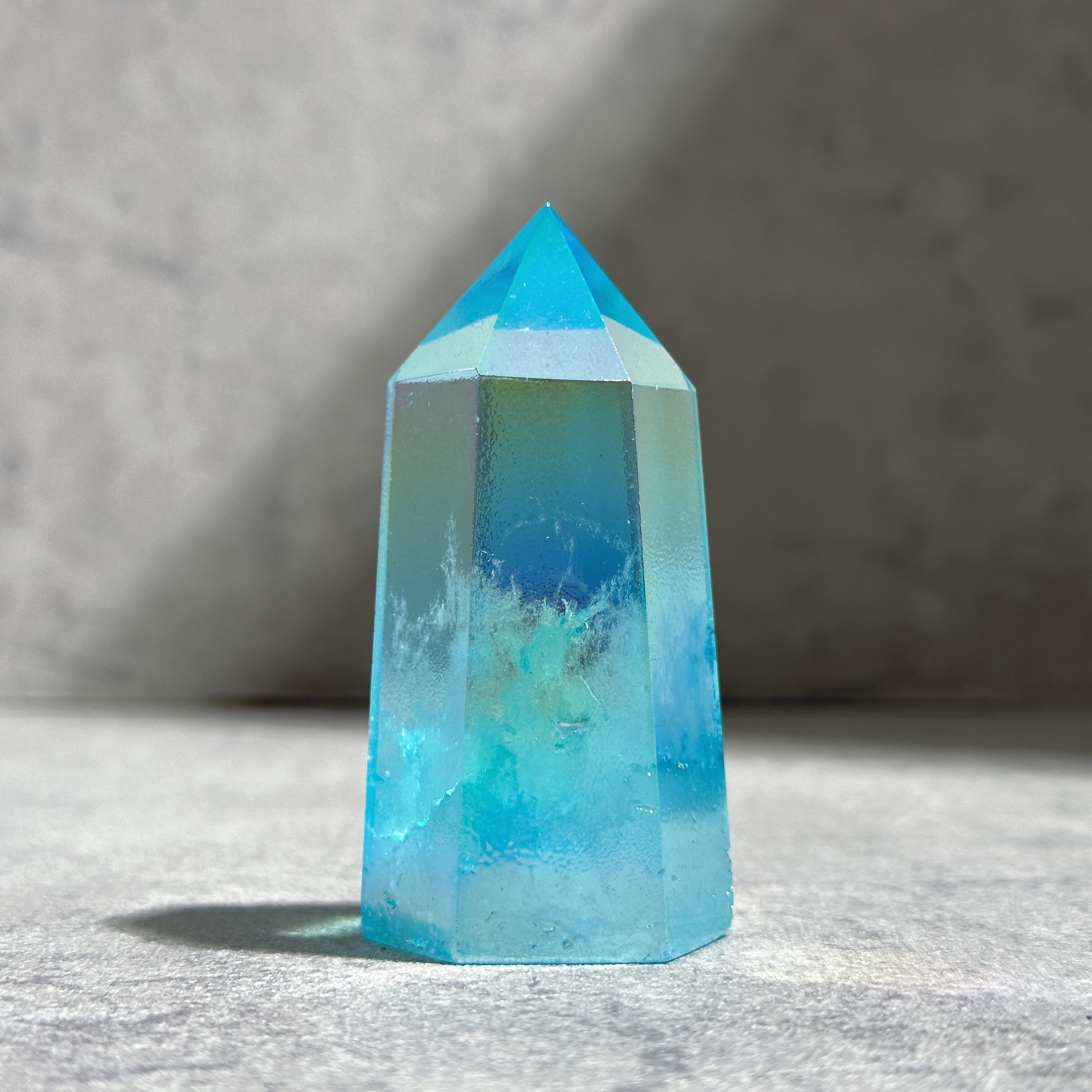 アクアオーラクォーツ タワー42✧ Aqua Aura Quartz ✧天然石・鉱物・パワーストーン